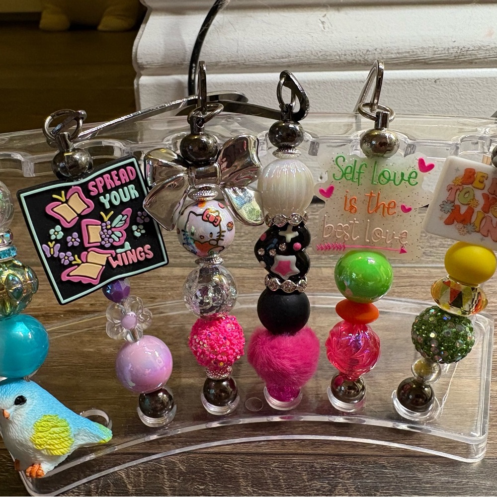 Handmade Beaded Bookmark | Cute Character & Charm Designs | One of a Kind